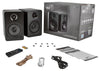 Kanto Living Speaker - Kanto YU6 Powered Bluetooth Bookshelf Speakers with Phono Preamp for Turntable - YU6MB