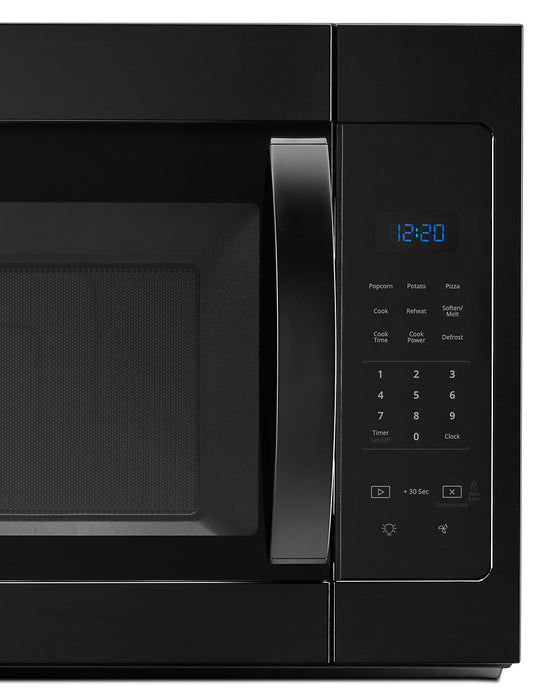 Whirlpool 1.7 Cu. Ft. Over-the-Range Microwave with 900 Watts Cooking - Black - YWMH31017HB