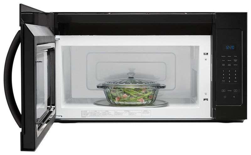 Whirlpool 1.7 Cu. Ft. Over-the-Range Microwave with 900 Watts Cooking - Black - YWMH31017HB
