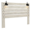 Abby King Headboard - White