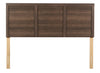 Aida Panel Headboard, Made in Canada, Brown - Queen Size
