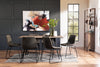 Amos 7-Piece Dining Package with Tess Chairs - Grey - Dining Room Set