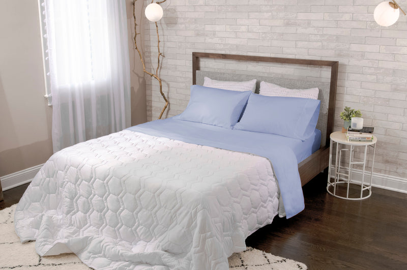 BEDGEAR Basic 3-Piece Twin Sheet Set - Mist