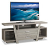Loris 60" TV Stand – Dark Taupe - Contemporary style TV Stand in Taupe Wood