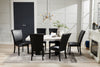 Cami 7-Piece Dining Set - Black