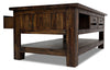 Casey Coffee Table - Industrial, Rustic style Coffee Table in Brown Acacia