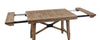 Cedar 7pc Dining Set with Table & 6 Chairs, Pine Wood, Trestle-Base, 72.07"W - Brown | Ensemble de salle à manger Cedar 7 pièces en pin avec table de 72,07 po (L), base à tréteaux et 6 chaises - brun
