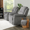 Chandler Chenille Recliner - Grey 