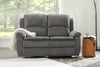 Chandler Chenille Reclining Loveseat - Grey 