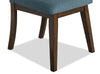 Chelsea Fabric Dining Chair – Aqua