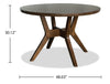 Chelsea Round Dining Table - Walnut