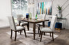 Chelsea Fabric Dining Chair - Grey Brown