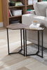Cleo Chairside Table - Brown   