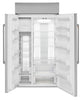 Café 48" Built-In 29.5 Cu. Ft. Smart Side-by-Side Refrigerator - CSB48WP2NS1 - Refrigerator in Stainless Steel with Brushed Stainless Steel Handles 