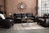 Curt Genuine Leather Loveseat - Brown 