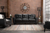 Curt Genuine Leather Sofa - Grey 