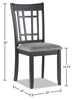Dena Dining Chair - Grey-Brown 