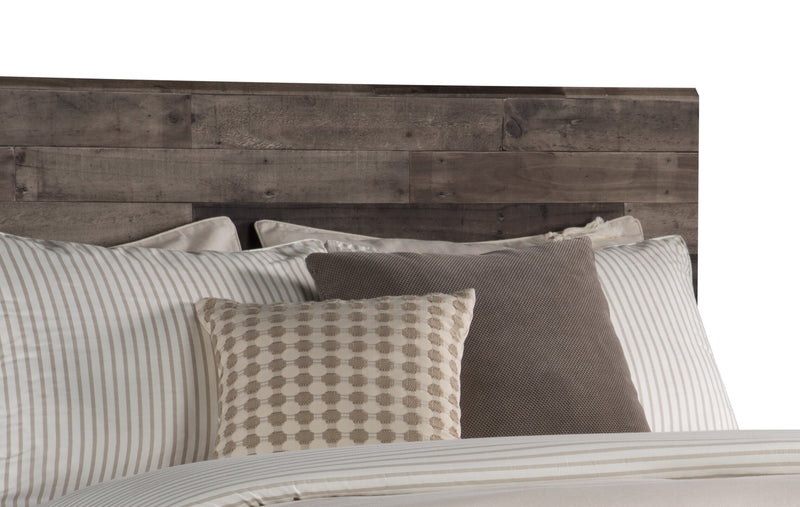 Derekson Panel Headboard for Kids, Grey - Twin Size