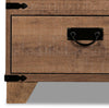 Driftwood Nightstand - Rustic style Nightstand in Light Wood Engineered Wood and Laminate Veneers