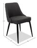 Eden Dining Chair - Charcoal 
