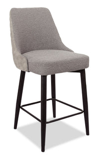 Eden Counter-Height Stool with Linen-Look Fabric, 25