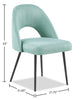 Elijah Dining Chair - Aqua 