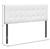Estel Queen Headboard - White 