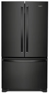 Whirlpool 36\" 25 Cu. Ft. French-Door Refrigerator - Black - WRF535SWHB
