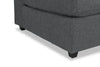 Evolve Linen-Look Fabric Modular Corner Chair - Charcoal 