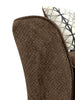 Febe Chenille Loveseat - Brown 