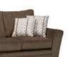 Febe Chenille Loveseat - Brown 