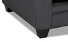 Febe Chenille Condo Sofa - Charcoal 