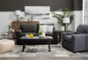Fiona Chenille Full-Size Sofa Bed - Grey