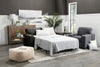 Fiona Chenille Full-Size Sofa Bed - Grey
