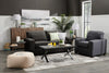 Fiona Chenille Full-Size Sofa Bed - Grey