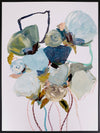 Acrylic Blue Flower - 31\" x 41\"