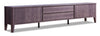 Gabe 72” TV Stand  - Contemporary style TV Stand in Walnut brown Medium Density Fibreboard (MDF)