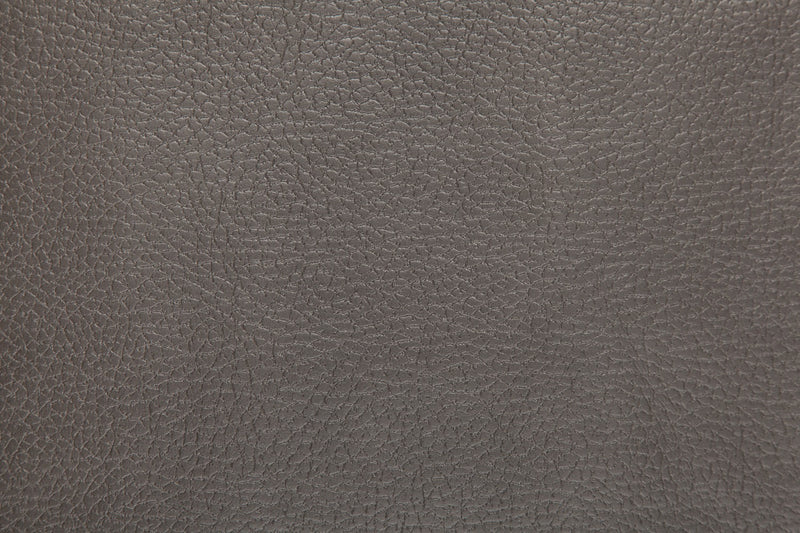 Andi 84\" Leather-Look Fabric Sofa with Button Tufting - Grey