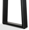 Agra Sofa Table - Retro style Sofa Table in Brown/Black Wood