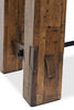 Galveston End Table - Rustic style End Table in Rustic Brown Acacia Solids and Veneers