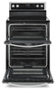 Whirlpool® 6.7 Cu. Ft. Electric Double Oven Range with True Convection - Electric Range in Stainless Steel