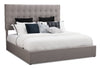 Jace Storage King Bed - Taupe - Modern style Bed in Taupe Solid Woods, Medium Density Fibreboard (MDF), Plywood