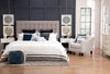 Jace Storage King Bed - Taupe - Modern style Bed in Taupe Solid Woods, Medium Density Fibreboard (MDF), Plywood