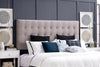 Jace Storage King Bed - Taupe - Modern style Bed in Taupe Solid Woods, Medium Density Fibreboard (MDF), Plywood