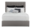 Jace Storage Queen Bed - Taupe - Modern style Bed in Taupe Solid Woods, Medium Density Fibreboard (MDF), Plywood