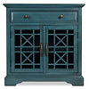 Marseille Accent Cabinet – Blue - Country style Accent Cabinet in Blue Acacia Solids and Veneers