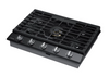 Samsung 36" 5-Burner Gas Cooktop with Bluetooth - NA36N7755TG/AA - Gas Cooktop in Black Stainless