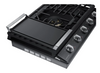 Samsung 36" 5-Burner Gas Cooktop with Bluetooth - NA36N7755TG/AA - Gas Cooktop in Black Stainless