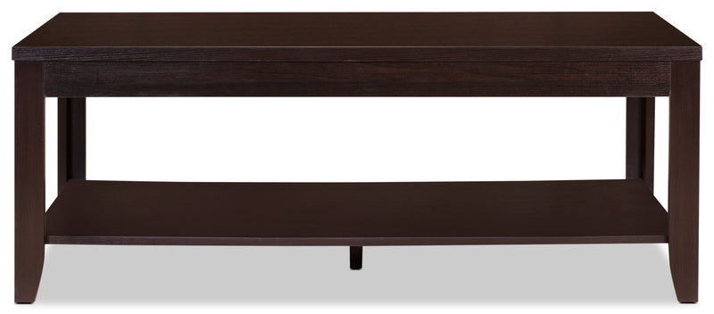 Aspen 47.3\" Traditional 3-Pack Coffee + 2 End Tables - Espresso Brown