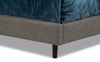 Paseo King Platform Bed – Grey - Contemporary style Bed in Grey Plywood